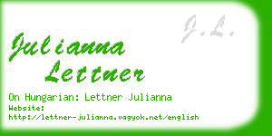 julianna lettner business card